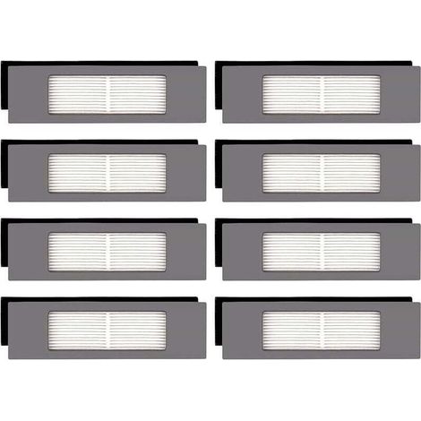 Ulisem(8 Pièces) N10 Filtre HEPA Pour Robot Aspirateur Ecovacs DEEBOT OZMO N10 N10 Plus 920 950 T8 AIVI Max T9 T5 N5 N7 N8+ N8 Pro Plus (1/4)