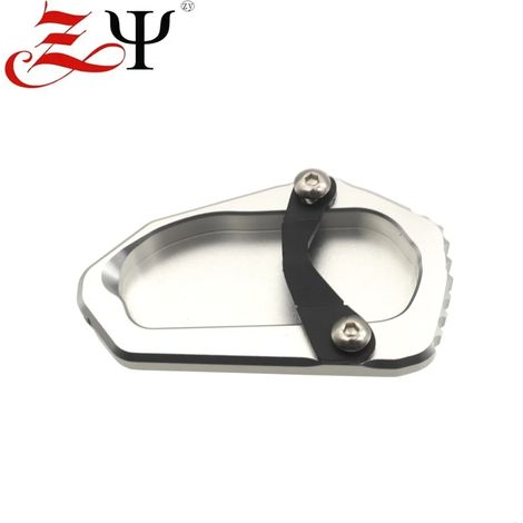 (SANS LOGO Argent) Compatible avec BMW R1300GS, béquille latérale, extension de béquille, plaque de support, R1300 GS Adventure GS1300 (2023-2024), moto maxpower (1/4)