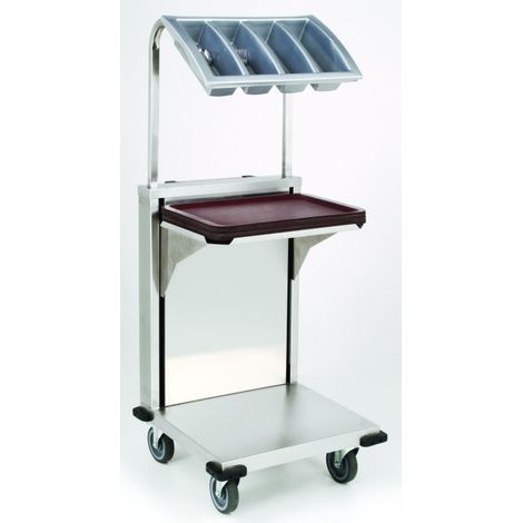 Distributeur plateaux - 540x380mm - Boîte couverts - 525x545x1380mm - TAB 2 - Saro