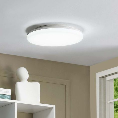 [GEBRAUCHT] B-Ware Prios LED-Deckenlampe Artin Ø 28 cm weiß CCT IP65 2880 lm 16,2 W (1/2)