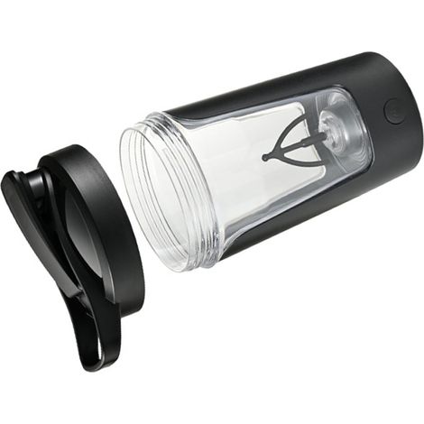 Gobelet mélangeur automatique de 450 ml, entièrement automatique, sûr, stable, en plastique de qualité alimentaire, noir, pour une utilisation à la maison et au bureau. (1/5)