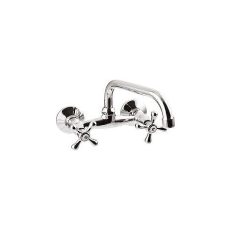 Rubinetto per lavabo Roma, bocca U 250 - H/BC-25-00S