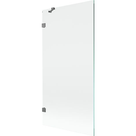 Mexen Lunar Duschabtrennung 1-flügelig 90 x 150 cm, transparent, Gun Metal - 897-090-000-95-00