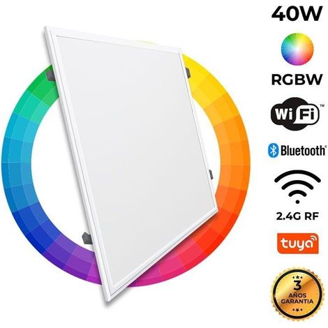 Panneau LED encastrable 60x60 WIFI SMART RGB / RGBW + CCT - 40W - Avec KIT de montage (1/5)