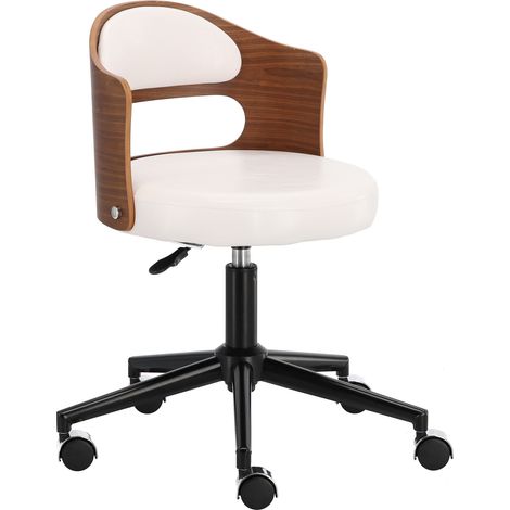 Tabouret cosmétique, fauteuil de coiffeur, tabouret, selle, SPA, mobile, blanc (1/5)
