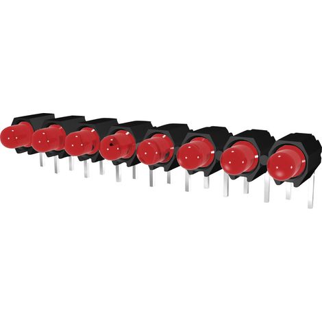 Signal Construct DUHS35822 LED-Reihe 8fach Grün  (L x B x H) 40 x 4.8 x 9.1 mm