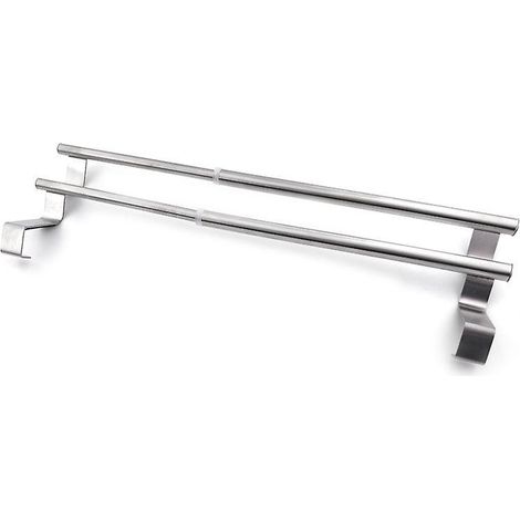 27-40,5cm Porte Torchon Coulissant Acier Inoxydable, Porte Serviette Radiateur, Barres Porte-serviettes, Attache Serviette De Table, Fixation Sech (1/5)