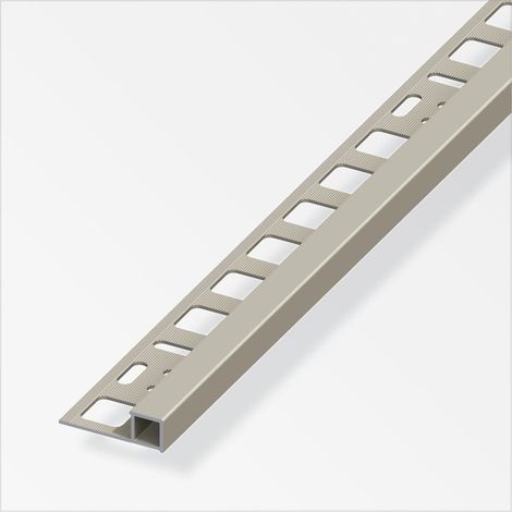 alfer Quadratprofil Aluminium eloxiert titan Vierkantrohre (1/2)