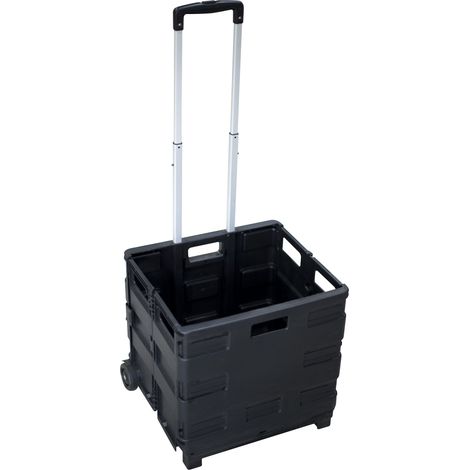 Pavo - Premium Pieghevole Trasporto Trolley Fino a 25 kg, Formato : 38x36x31 cm, Nero, 8053919