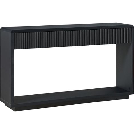 GagaConsole d'entrée 150 cm noire avec 2 tiroirs (1/5)