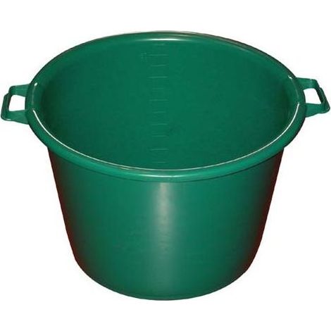 ALUMINIUM ET PLASTIQ - Baquet rond 30L Ø45cm renf. vert