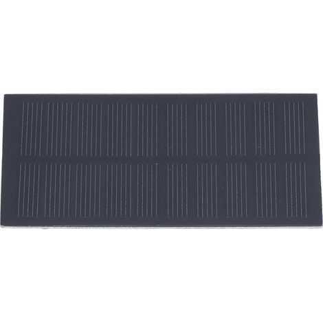 Petit panneau solaire monocristallin portable en silicium pour batteries 3,7 V, charge 1 W 5 V (1/5)