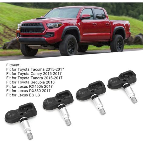 4 capteurs de pression de pneus automobiles 42607-0E020 4260733040 adaptés aux Toyota, Tacoma et Lexus ES/LS, livrés avec batterie. (1/5)