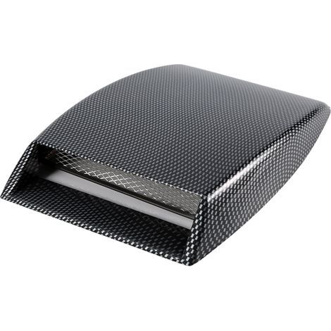 Fabater Capot de Voiture élégant ajusté pour un Autocollant de Ventilation avec ABS et Matériau en Aluminium, Couverture de Scoop D'admission à Flux D'air Décoratif Chic pour Look personnalisé. (1/5)