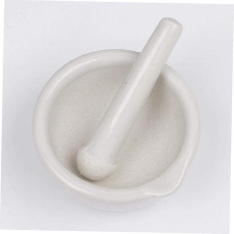 Mortier en céramique avec base silicone antidérapante amovible six centimètres pour broyer les épices lavable (1/5)