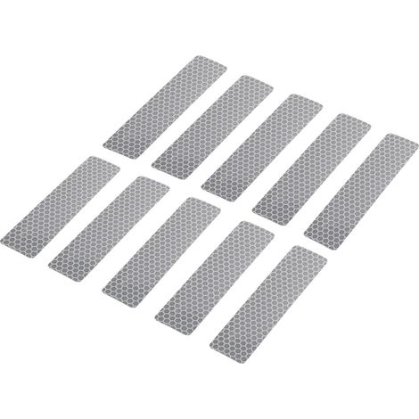 TOOLCRAFT RTS25/100-SV 1564163 Klebestreifen RTS Silber (L x B) 100 mm x 25 mm 10 St.