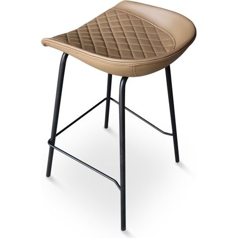 Silla de bar 'NURBY' Marrón, dimensiones: H74 x L43 x P43 cm (1/5)