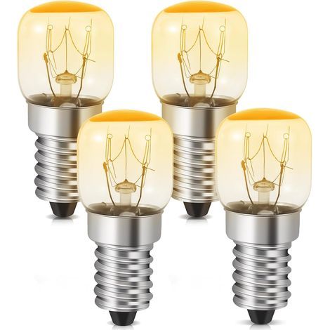 Lampada da forno E14, 25 W, T22, resistente al calore fino a 300 gradi, per forno, forno, forno, barbecue, salina, microonde, 75 lumen e 2700 K [Classe di efficienza energetica G] (1/5)