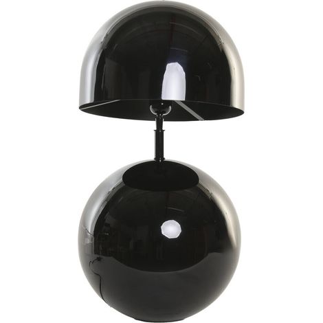 Lampara Sobremesa Acero Patinado 31X31X59 Negro (1/5)