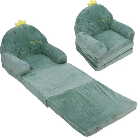 Kindersofa, angenehm zu berühren, atmungsaktiv, faltbar, leicht zu reinigen, Kaktus-Kleinkindliege für Wohnzimmer, drei Schichten (1/5)