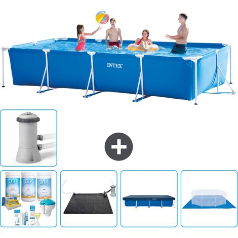 Intex Piscine Tubulaire Rectangulaire - 450x220x84 cm - 6-pièces  S21131 (1/5)