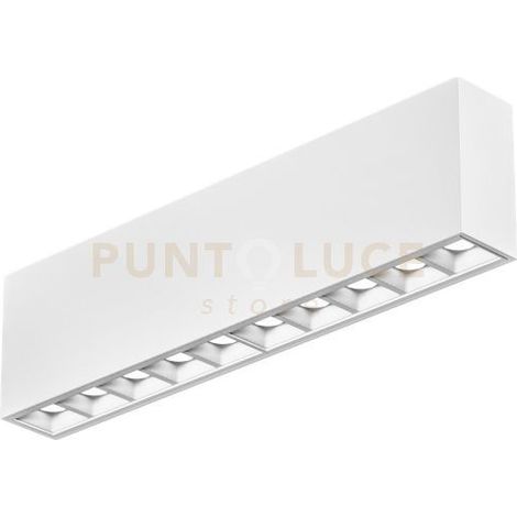 GFA1432C- MODULO LED 10 PUNTI LUCE ATTACCO LED 3000K 1600LM 20W 26,9CM BIANCO