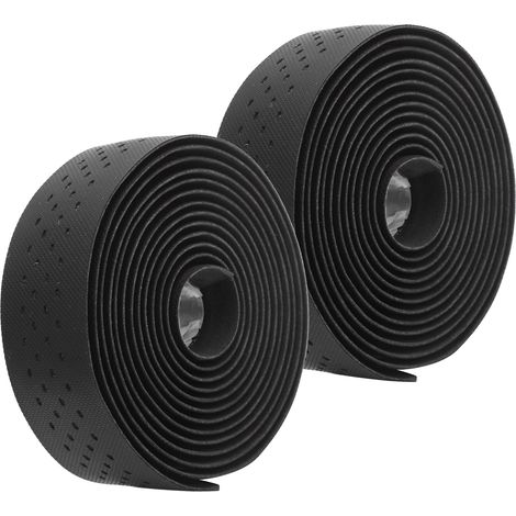 1 Paire de Poignées de Guidon Antidérapantes pour Vélo de Route, Accessoires Cyclisme (Noir) (1/5)