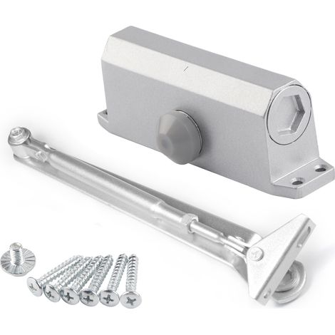 Ferme-porte à piston unique - Design raisonnable - Matériel renforcé et résistant au feu pour résidentiel.