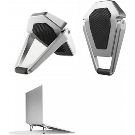 Lntyq Support pour Ordinateur Portable, Pliable, en métal, Convient à la Plupart des Ordinateurs Portables et claviers d'ordinateur (1/5)
