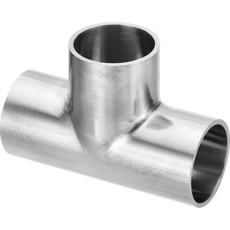 T Raccord Gaine Répartiteur, 1 1/4 pouce 3 Voie Conduit Soudage Connecteur T Forme Métal Echappement Tuyau Répartiteur Raccord Ronde pour HVAC Système Alimentation Boisson (1/5)