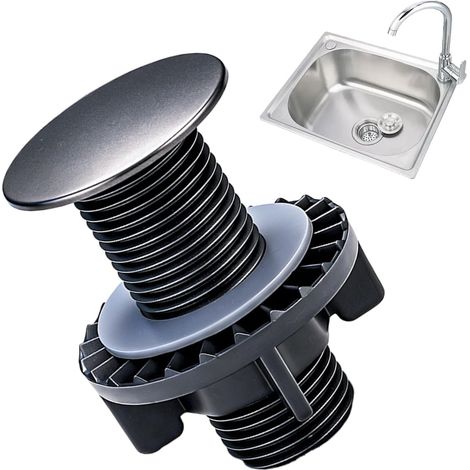 Couvercle de bonde d'évier accessoire cuisine , étanche et anti-odeurs Protection anti-éclaboussures (1/5)