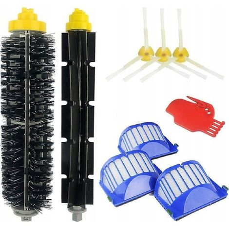 JUEGO DE FILTROS DE CEPILLOS para iRobot ROOMBA 600 605 610 620 650 670 681 65 696