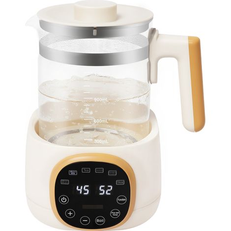Chauffe-Biberon Instantané, 37-95℃, 1300ml, Instantané, Préparation lait, Nouveau-né, Bébé, Hygiène, Compact, Cadeau, Allaitement, Voyage (1/5)