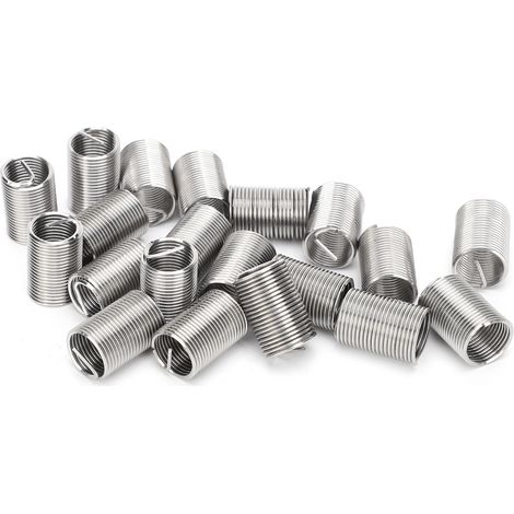 20pcs M121.25 steel wire thread insert, thread protection sleeve, thread repair 2.5D (1/5)