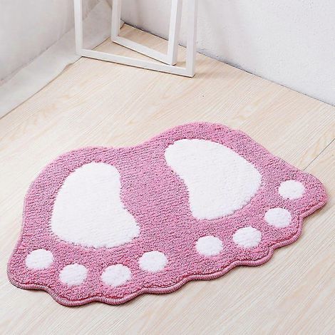 Rutschfeste Badematte für die Toilette, niedliche Duschmatte für große Pfoten, saugfähige, flauschige Matte, Fußmatte, Bodenmatte für das Wohnzimmersofa, Fußkissen (40 x 60 cm / 100 x 150 cm) (1/5)