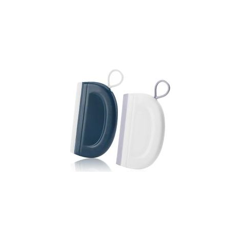 2Pcs Mini Raclette à Verre, Mini Raclettes de Douche, Petites Raclettes pour Portes de Douche, Essuie-Glace de Douche, Multi-Usage Raclette de Douche pour Fenêtre de Salle de Bain, Cuisine