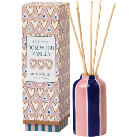 Diffusore a Bastoncini in Ceramica Rosewood Vanilla 118ml Paddywax