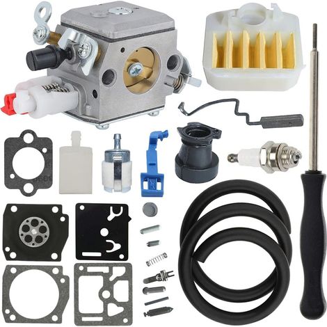Carburateur 503283208 pour Husqvarna 340 340E 340EPA 345 345E 345EPA 346XP 350EPA 351 354EPA 357 359, tronçonneuse de remplacement Zama C3-EL18 C3-EL42 503281614 503281 812 Carburateur