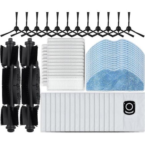 Pour aspirateur robot X-Plorer Série 75 S+ / RG8597WH : brosse latérale à rouleau, filtre HEPA, lingettes de nettoyage (pièce détachée). (1/5)