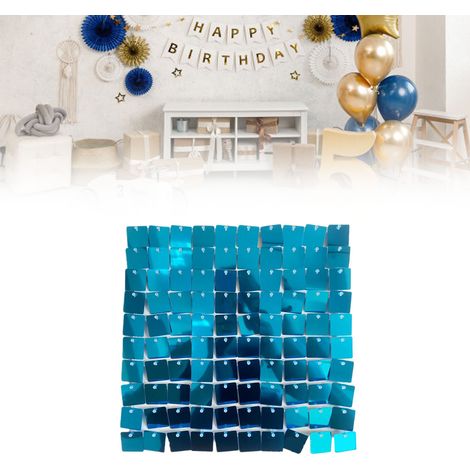 Set di 24 pannelli trasparenti con cornice e glitter, dimensioni 30x30 cm, ideali per decorazioni di matrimoni ed eventi. (1/4)