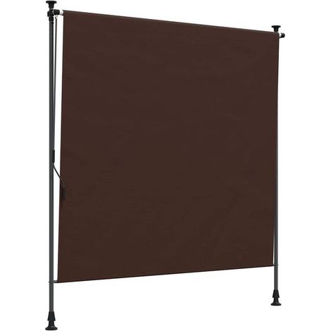 Store enrouleur extérieur marron, 150 x 270 cm (1/5)