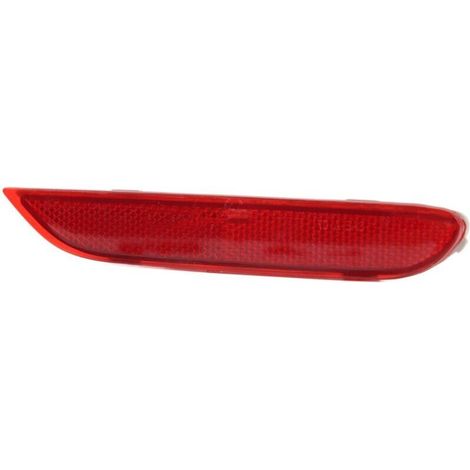 Barre de Réflecteur de Pare-Chocs Arrière, ABS Rouge Plug and Play, Lentilles de Réflecteur de Pare-Chocs Arrière étanches et Résistantes aux Chocs pour Rogue Sport (Droite : (1/4)