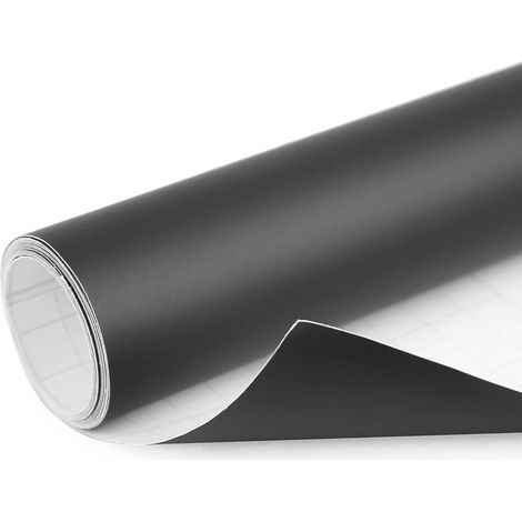 Car Sticker Film Matt Black 152 cm x 30 cm Bubble-Free Adhesive Vinyl Film (1/5)