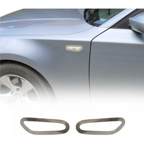 Cadre de Clignotant latéral pour BMW Série 3 E91 2005-2013 en acier inox 2Pcs (1/5)