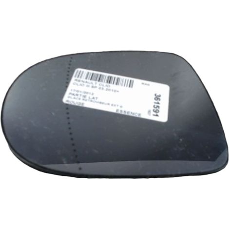 [PRODUIT D'OCCASION] Glace Retroviseur Exterieur G RENAULT Clio III 2010- ♻️ Ref Oe. 7701054753 - Garantie à vie (1/2)