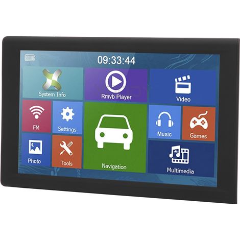 Navigateur GPS Voiture 9 pouces Écran Tactile Multimédia Vidéo Portable Chargeur 220V Universel Autoradio (1/5)