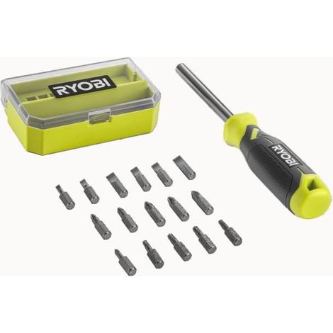 Ryobi RHSDM1701 Tournevis polyvalent 17 en 1 Poignée ergonomique 16 inserts 25 mm (1/5)