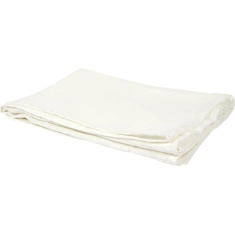Plaid - HOME DECO FACTORY - Gaze de Coton - Blanc (1/5)