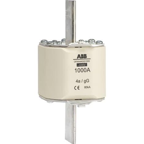 Fusible Couteau 500A GG Taille 4A 690V 1SCA022660R9770 ABB 921297