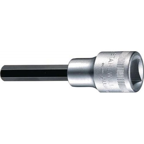 Steckschlüsseleinsatz 1054/12 1/2 Zoll 6 kant SW 12mm L.140mm STAHLWILLE (1/4)
